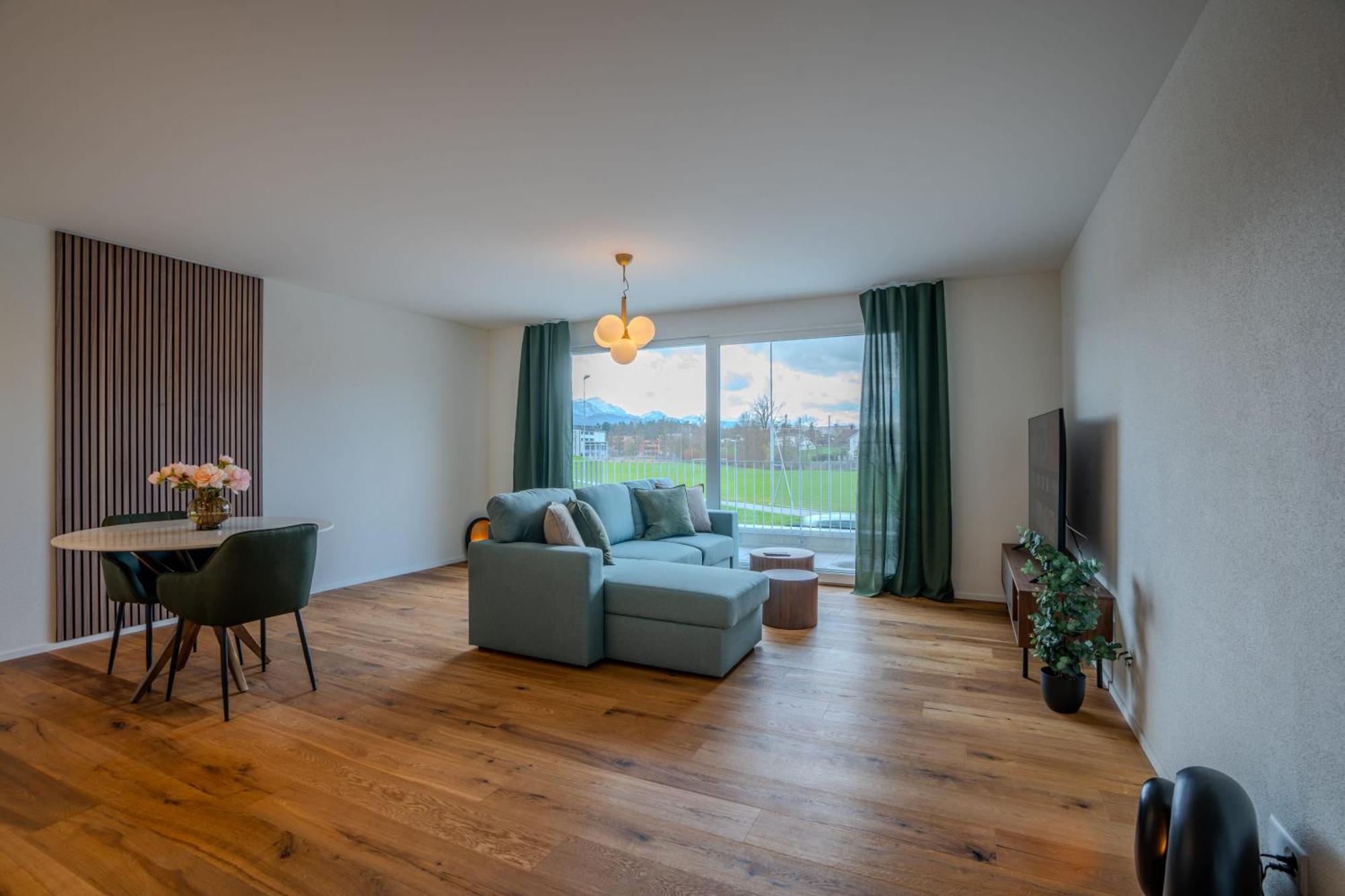 Visionary Hospitality Rothenburg, Lucerne - Premium Apartments With Free Parking, Washer, Kitchen, Terrace, 15' City Экстерьер фото